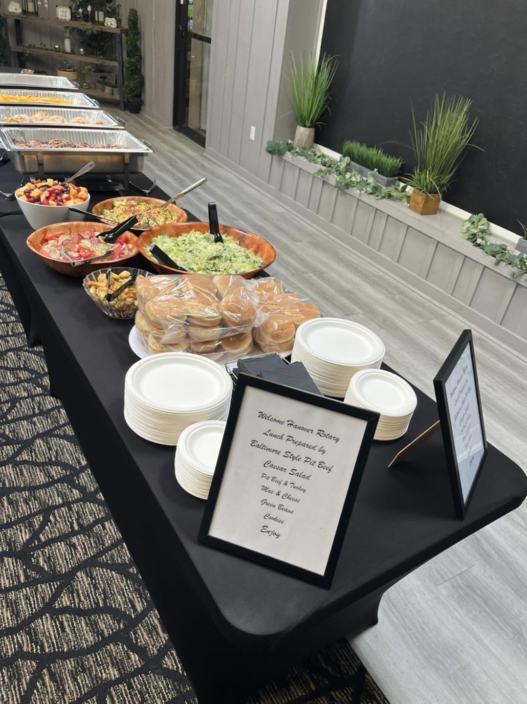 Baltimore Style full service catering buffet